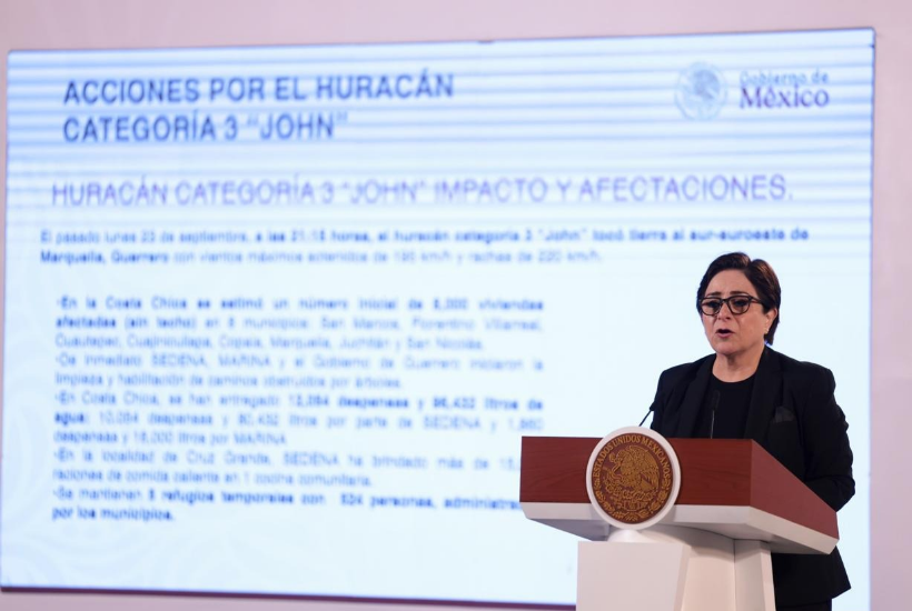 Laura Velázquez Huracán John 