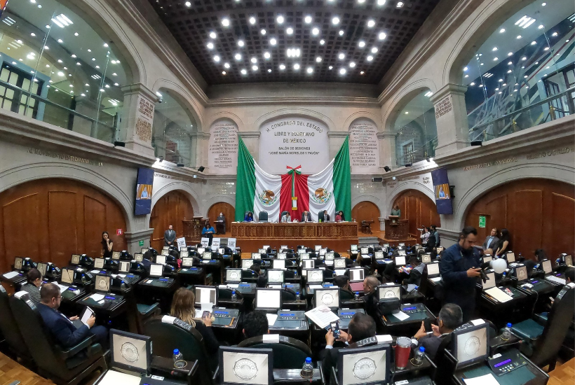 La bancada del PRD fue la que rescató más iniciativas con un total de 124. Foto: @Legismex