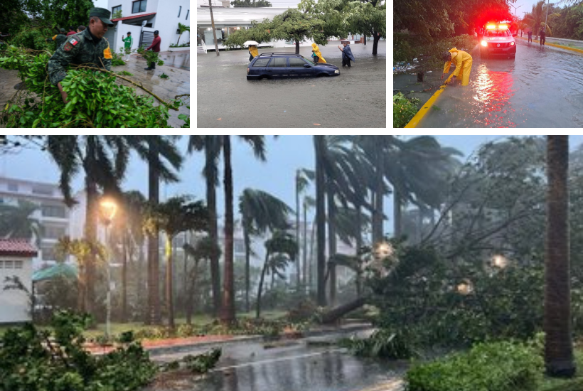 Ante las condiciones climatológicas, el Aeropuerto Internacional de la Ciudad de México (AICM) indicó que debido a la presencia del huracán “Helene”, así como de la Tormenta Tropical John