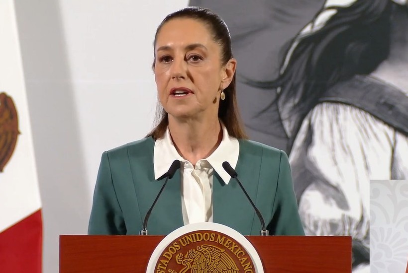 La presidenta de México adelantó que presentará un plan con un esquema similar al CBP One en caso de que desaparezca. Foto.  Gobierno Federal