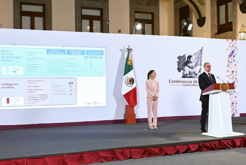 El plan de digitalización del gobierno federal el cual dijo busca simplificar los trámites. Foto: Presidencia