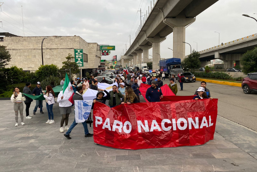 Esperan que su proitesta tenga efectos en el Senado y se frene la reforma. Foto: Jerzayn Frausto