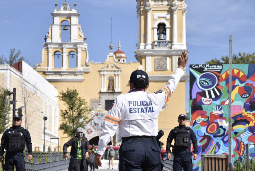 La Policía de Tránsito de la policía estatal, realizará cortes viales cerca de iglesias con alta afluencia. Foto: SSEM