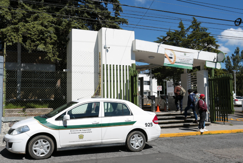 El secretario de Rectoría de la UAEMex, Marco Cienfuegos informó que la Universidad realizará las diligencias necesarias. Foto: CRISANTA ESPINOSA AGUILAR /CUARTOSCURO.COM