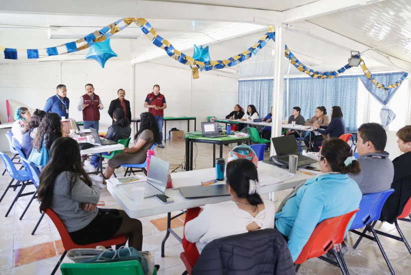 Sólo una institución registró daños en sus instalaciones. Foto: Gobierno del Edomex