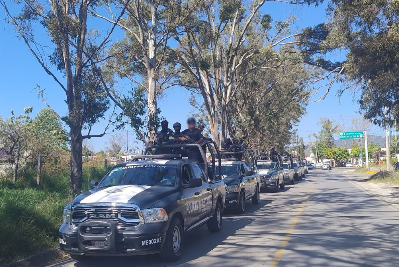 Forma parte de las acciones coordinadas entre los tres órdenes de gobierno para reforzar la seguridad en el sur. Foto: SSEM