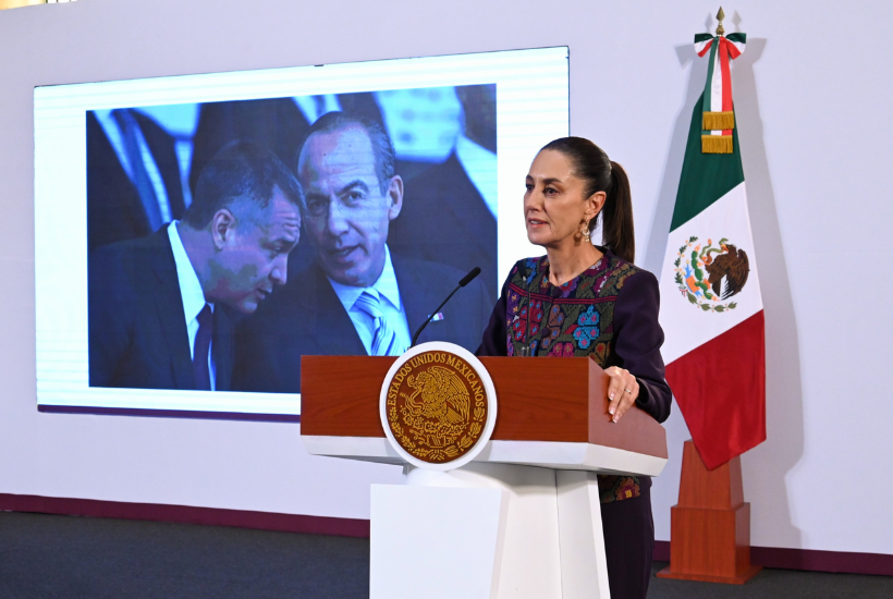 La presidenta pidió que no se olvide lo que ocurrió en el sexenio de Felipe Calderó. Foto: Presidencia de la República