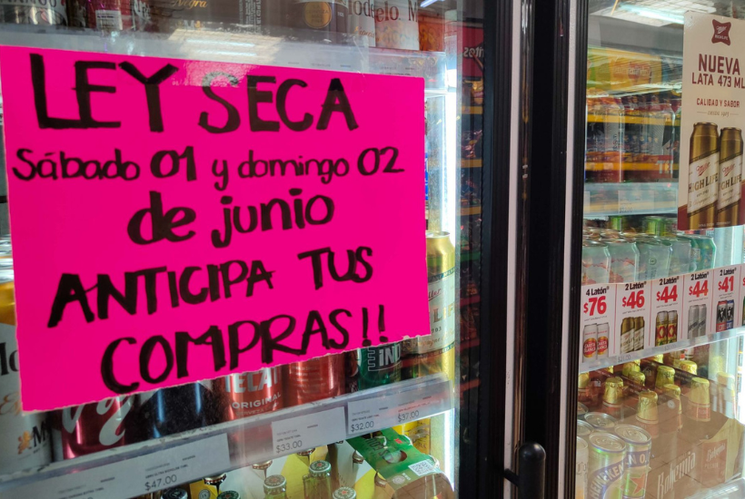 Suspenden venta de bebidas alcohólicas en Edomex