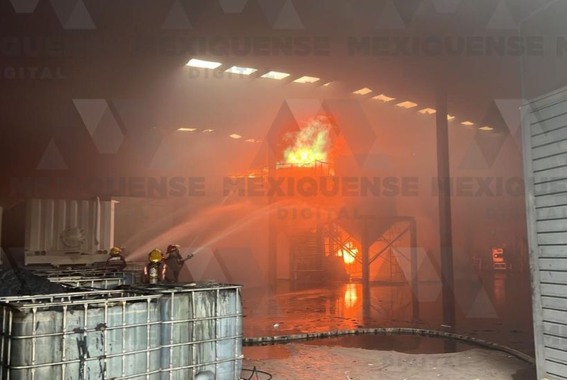 incendio en fábrica de lerma