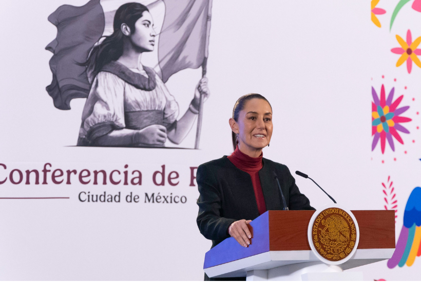 La presidenta Claudia Sheinbaum aseguró que las votaciones de jueces, magistrados y ministros se realizará el 2025. Foto: Gobierno Federal