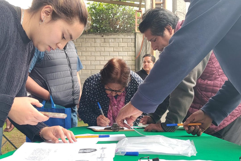 El Gobierno del Estado de México entregó apoyo a productores afectados. Foto: GEM