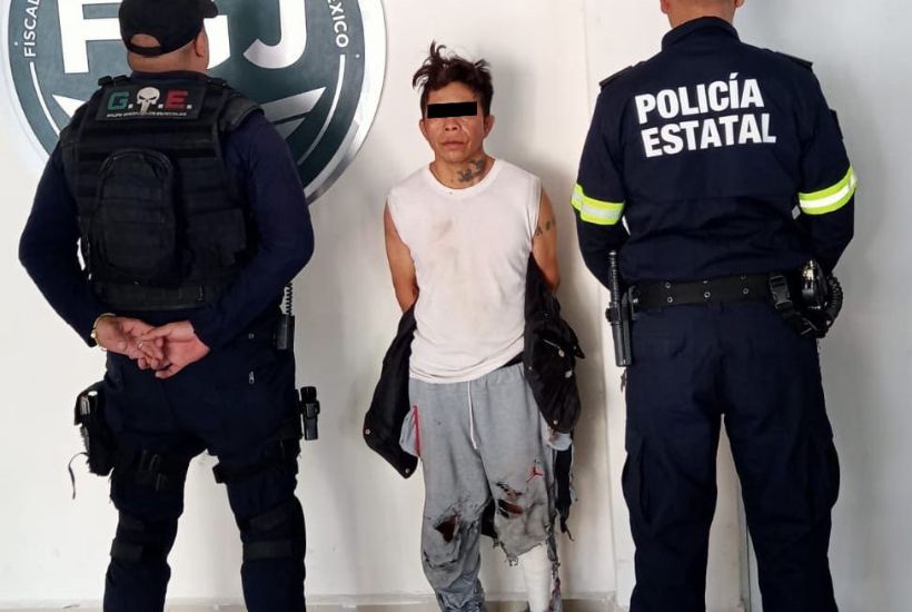 El hombre fue trasladado a la Fiscalía Especializada en Homicidios, donde se determinará su situación legal. Foto SSEM