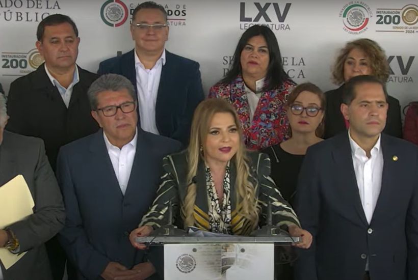 Legisladores respaldaron a Claudia Delgadillo. Captura de Pantalla