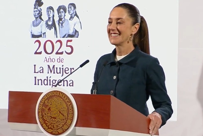 Para dar tranquilidad a la población, la presidenta señaló que las repatriaciones no son nuevas entres los dos países y que se han dado durante las administraciones pasadas. Foto: Captura Mañanera