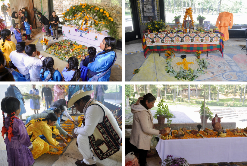 Altar de muertos mazahua