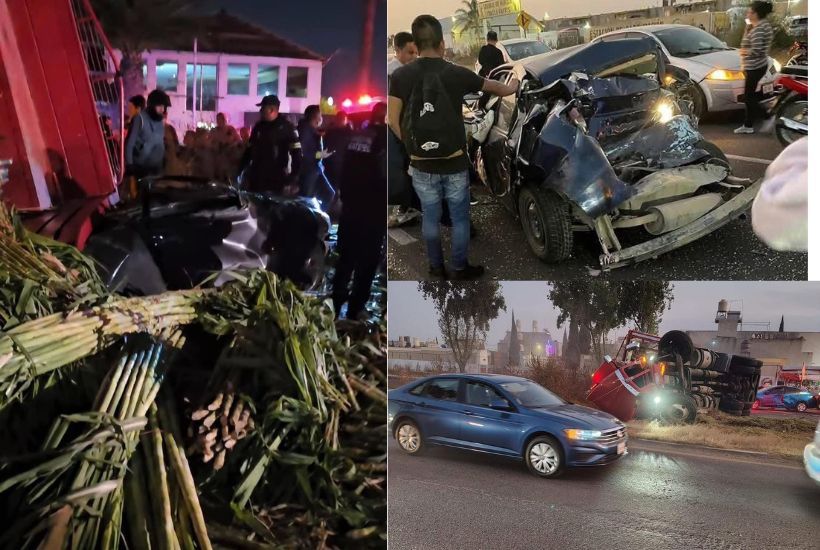 choque en la lechería texcoco