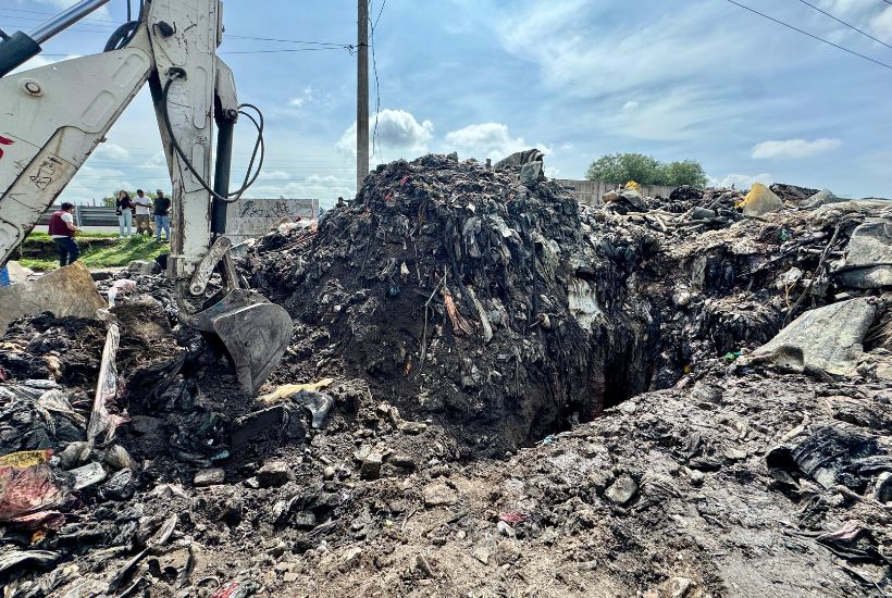 tiradero de basura clandestino