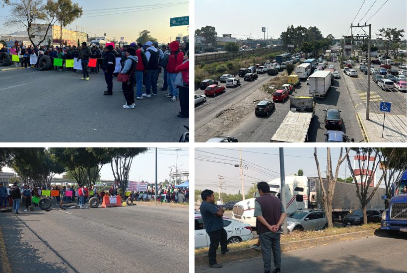 bloqueos en Ecatepec