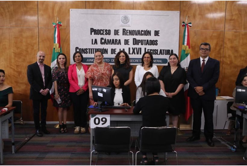 entrega recepción de constancias de mayoría en la Cámara de Diputados