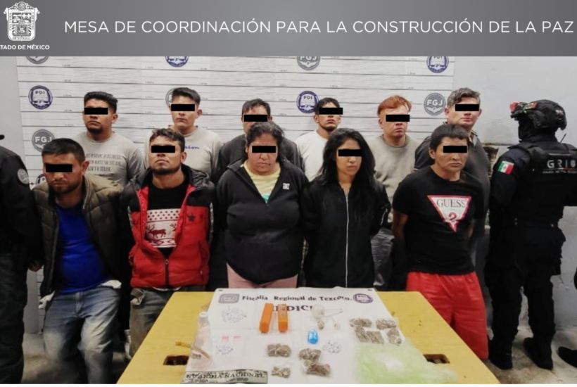 detenidos en Texcoco y Neza 