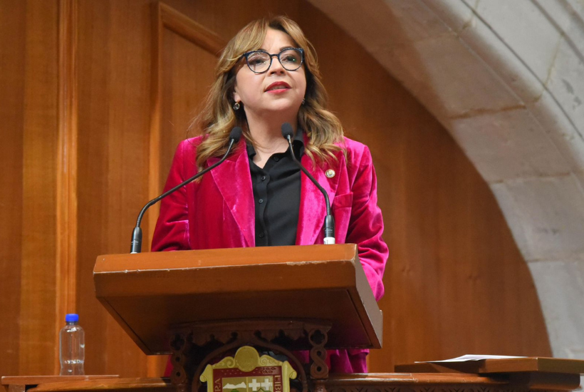 La diputada Lilia Urbina explicó que con este trámite se fortalecerían las finanzas estatales