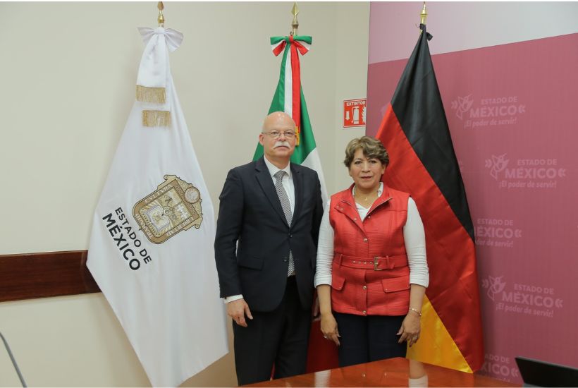 Gobernadora recibe al embajador de Alemania 