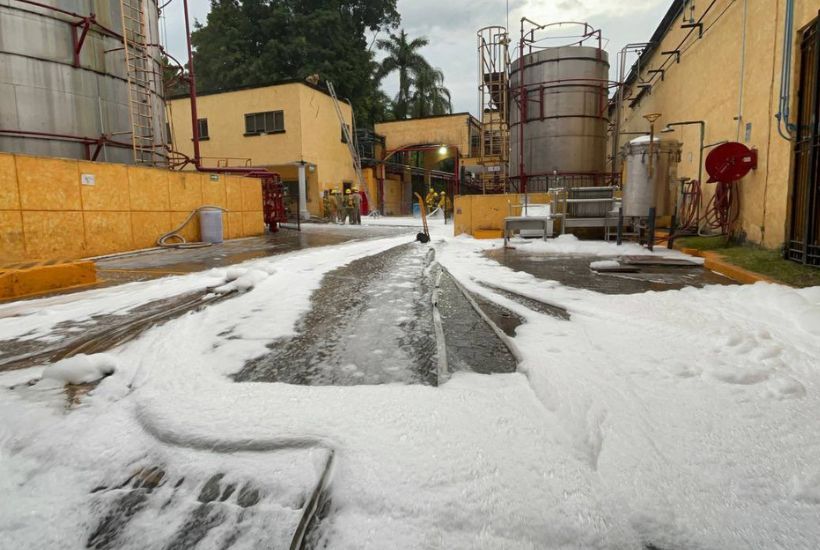 controlan incendio en tequilería