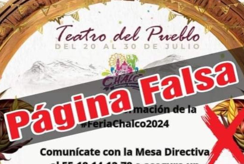 pagina falsa feria de chalco